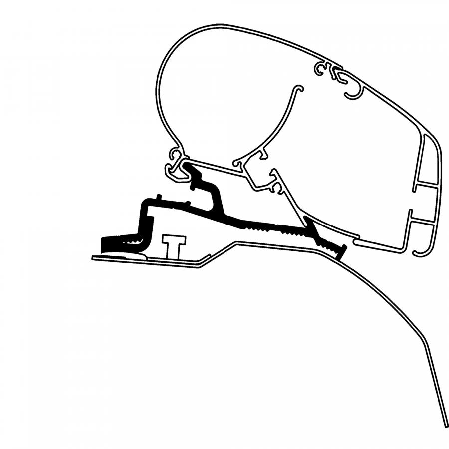 Product image 1 of the product “Adapter für Fiat Ducato ab Bj. 2006/07 zu Markisen Dometic PR 2000 ”